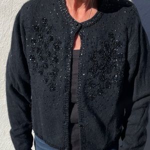 1950"s Vintage Beaded Sweater